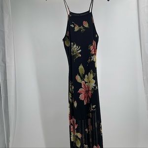 Floral dress see through at the bottom